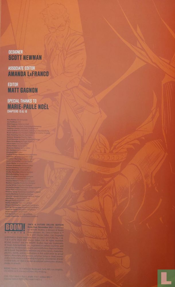 Once & future deluxe edition book one