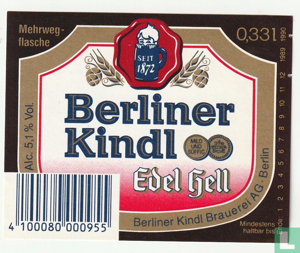 Berliner Kindl Edel Hell
