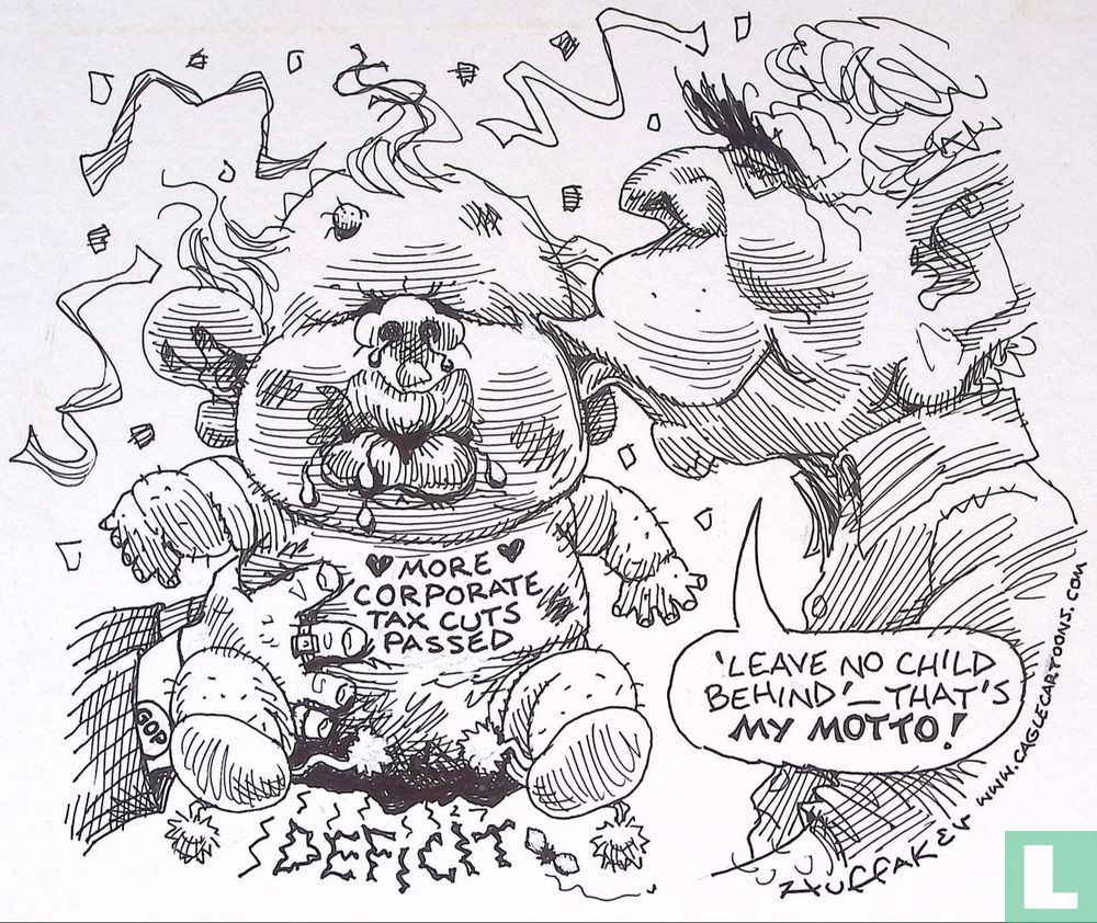 Pentekening Amerika - Belastingverlaging voor corporaties