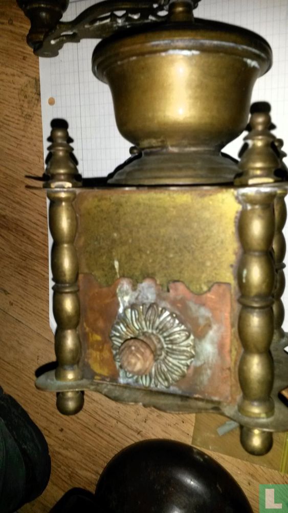 Copper coffee grinder