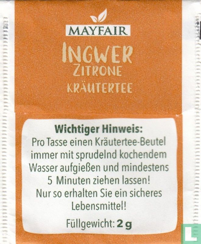Ingwer Zitrone