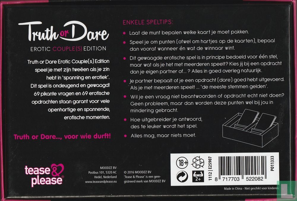 Truth or Dare Erotic Couple(s) Edition - Truth or Dare - LastDodo