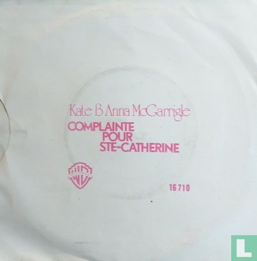 Complainte pour Ste-Catherine