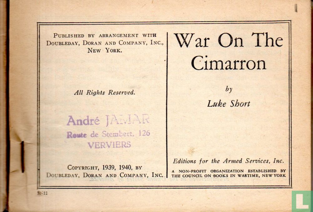War on the Cimarron