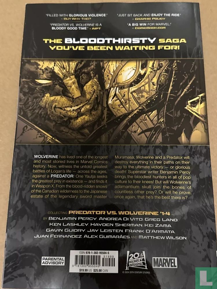 Predator versus Wolverine