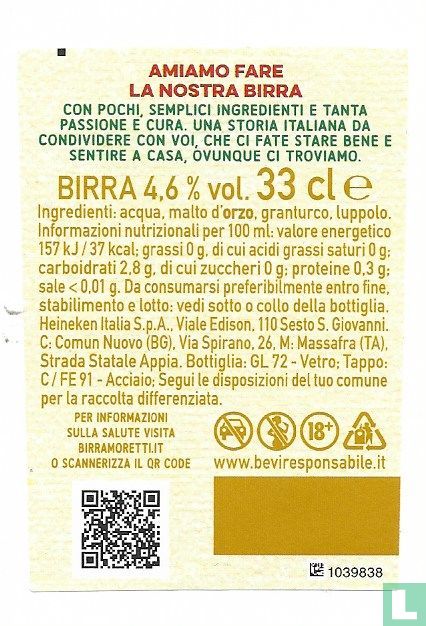 Ricetta originale