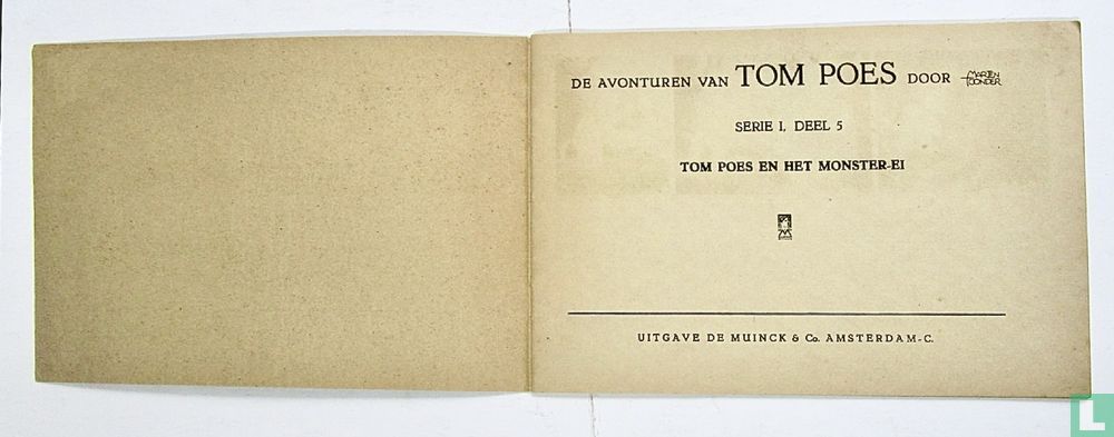 Tom Poes en het monster ei