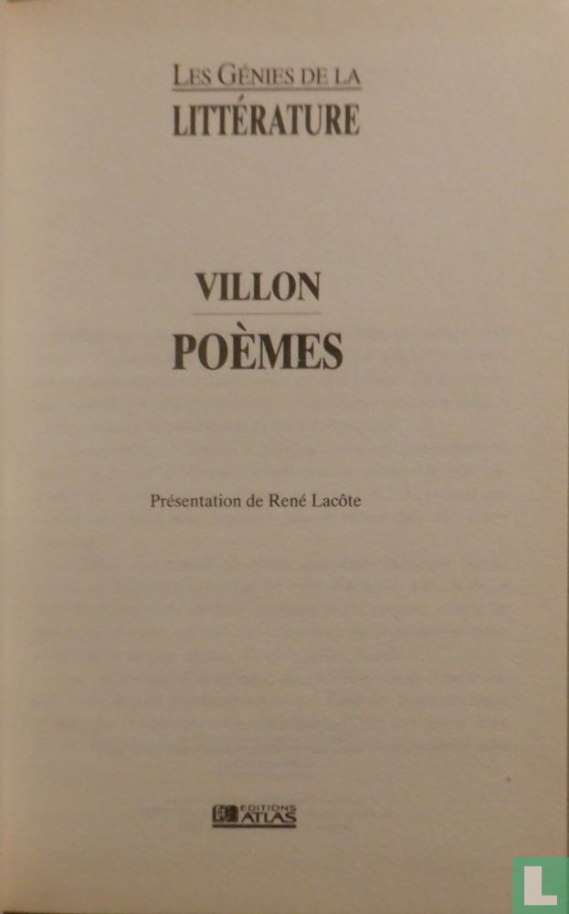 Poèmes