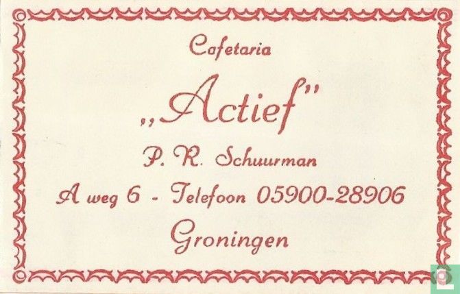 Cafetaria "Actief"