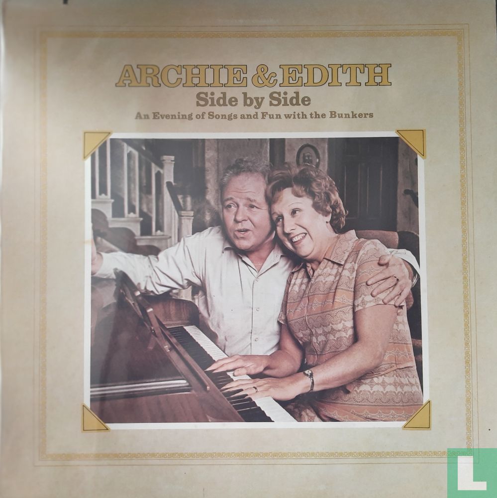 Archie & Edith - Side by Side LP APL1-0102 (1973) - O'Connor, Carroll ...