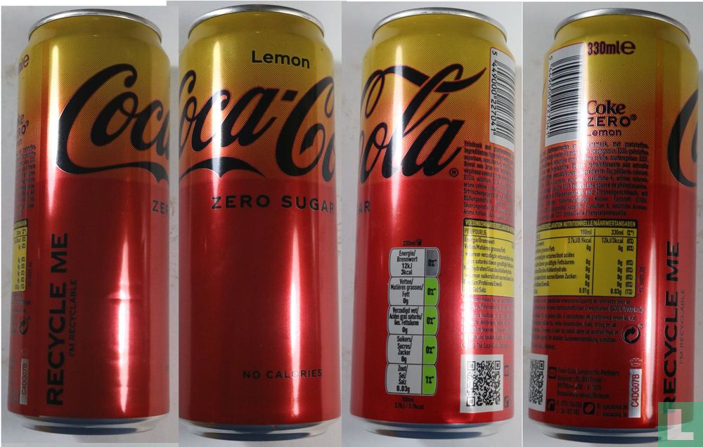 Coca-Cola Zero Lemon - 2023 - B