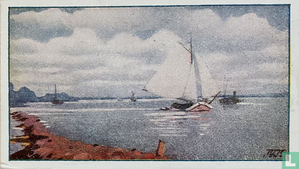 Zeilend scheepje