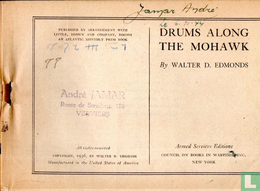 Drums along the Mohawk