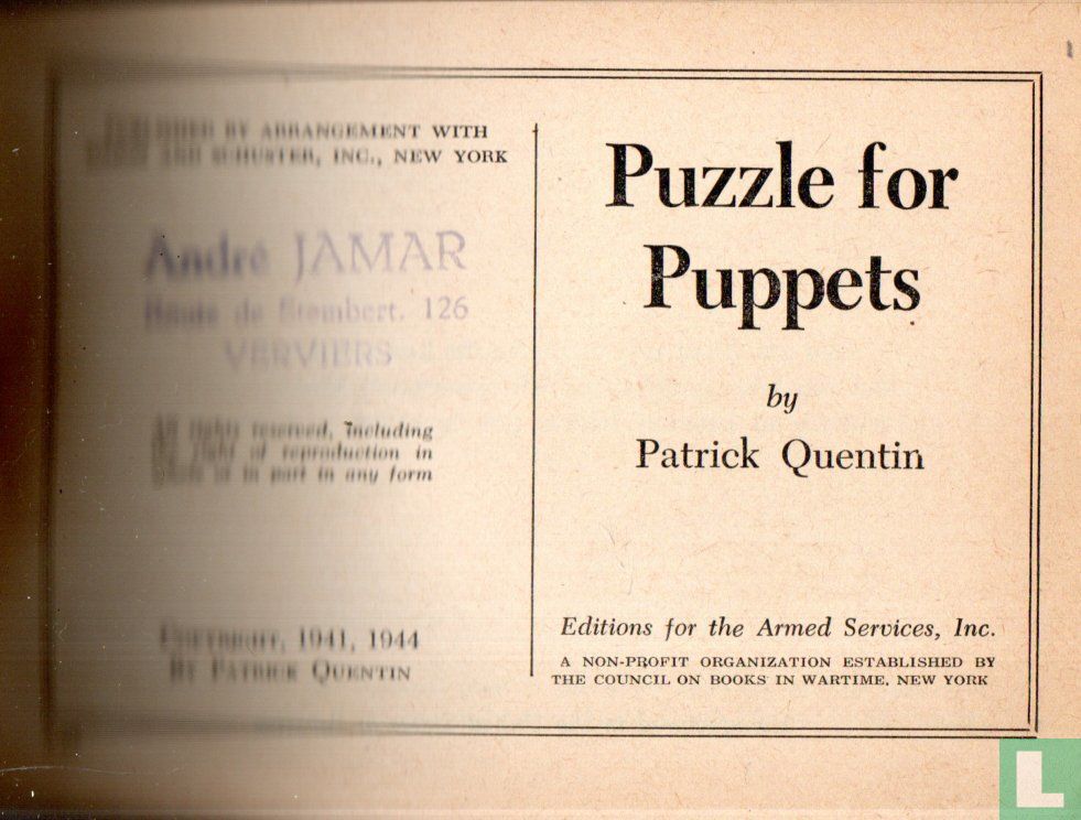 Puzzle for puppets