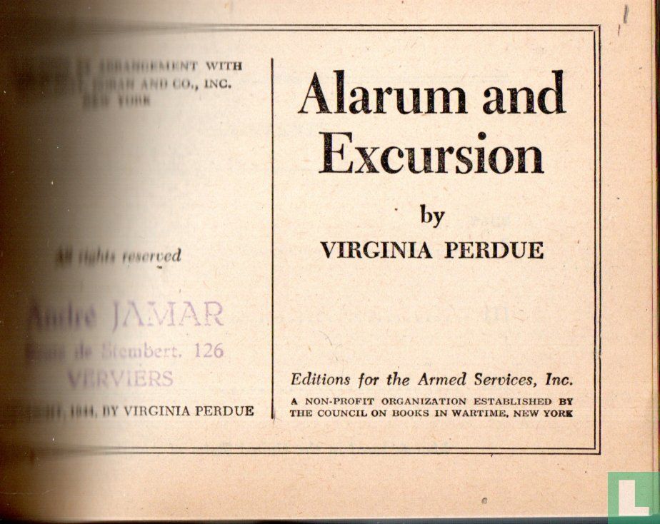 Alarum and excursion