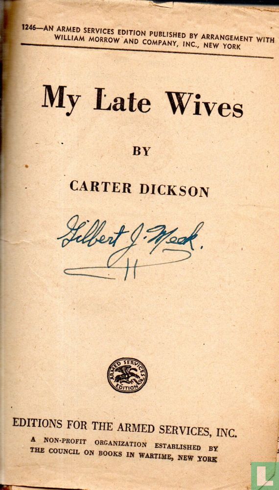 My late wives
