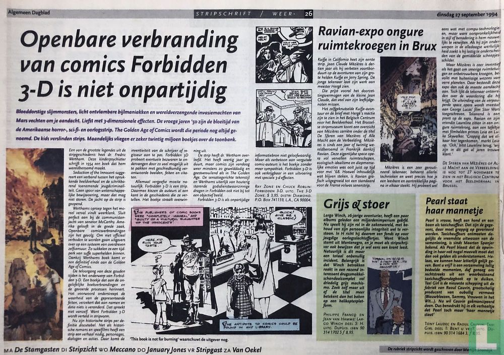 Comic strip view