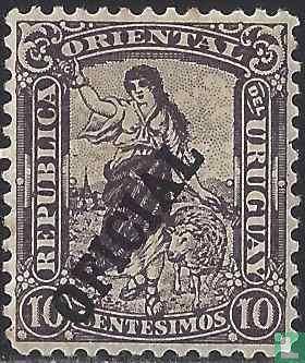 Bergère, avec surcharge
