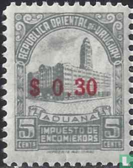 Customs office, with print