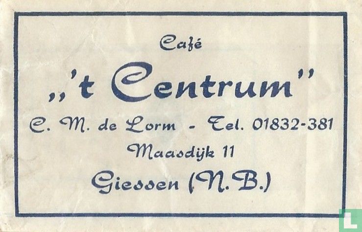 Café " 't Centrum"