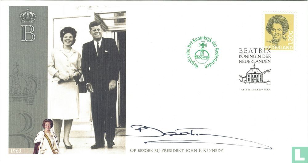 Beatrix visits JFK