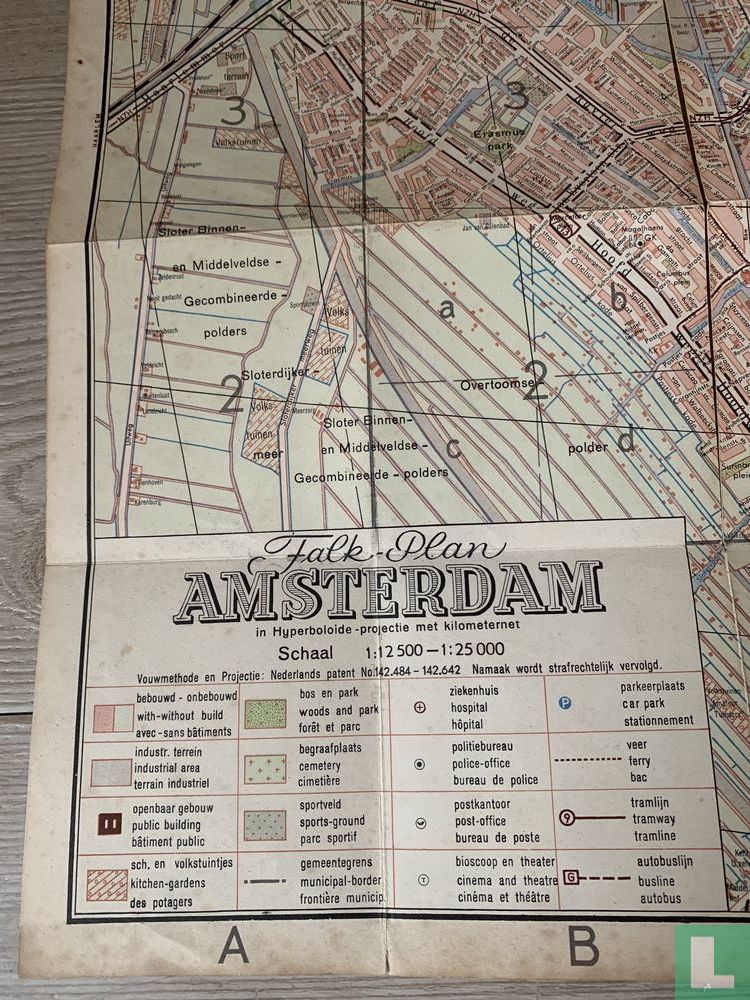 Plattegrond van Amsterdam