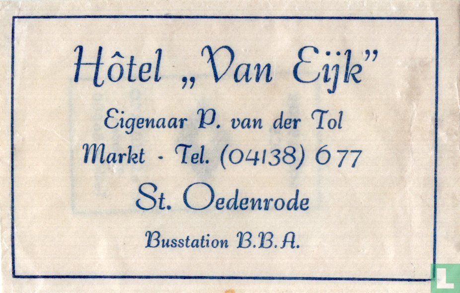 Hotel "Van Eijk"