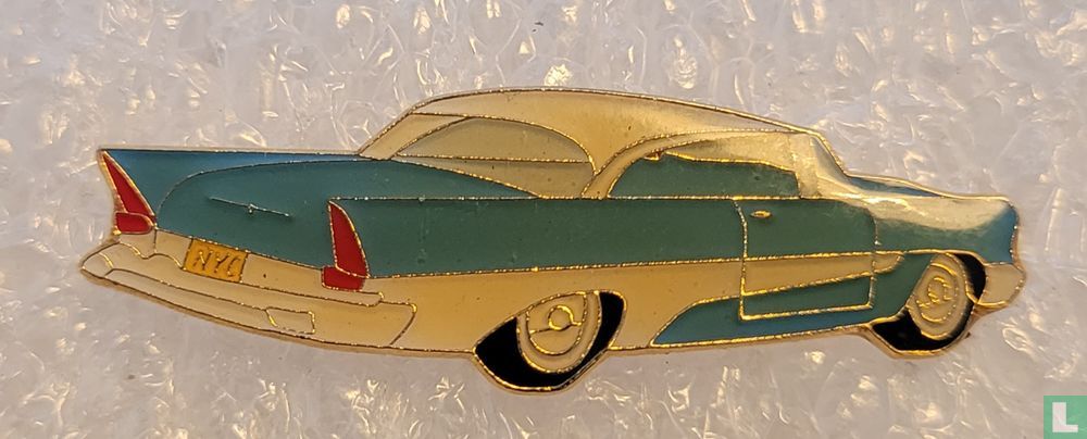 Oldtimer (blauw-wit)