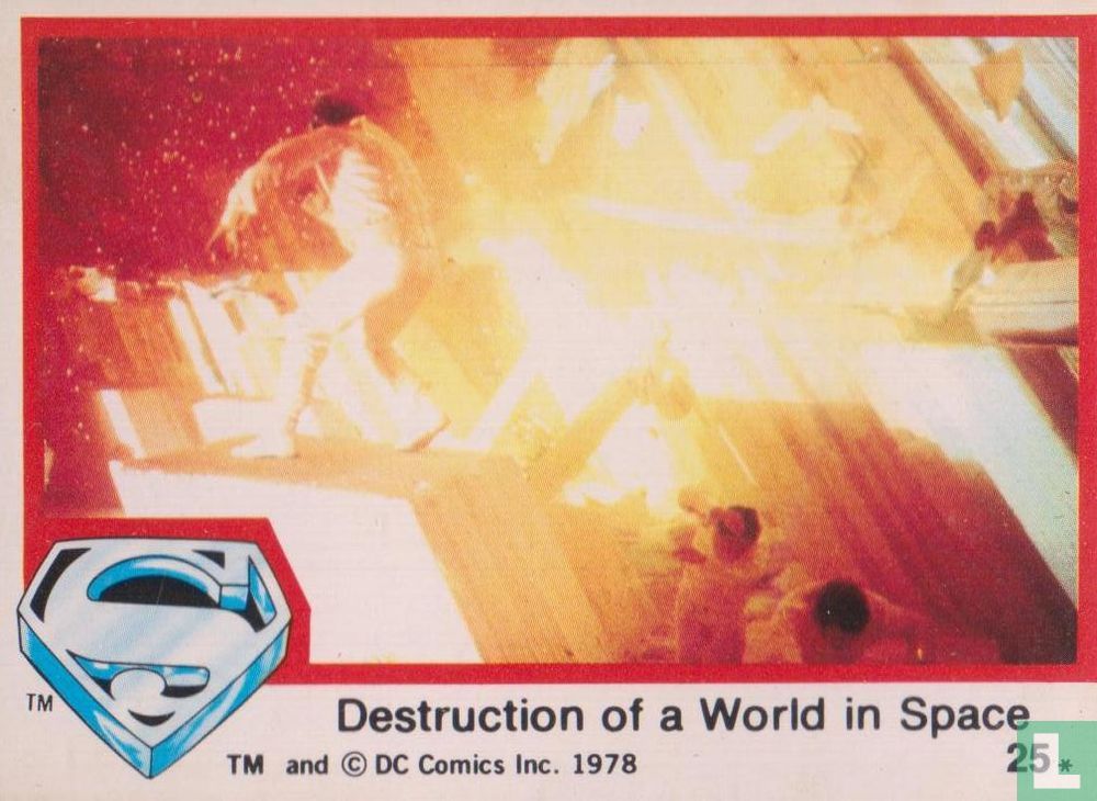 Destruction of a World in Space 25 (1978) - Superman: The Movie Series ...