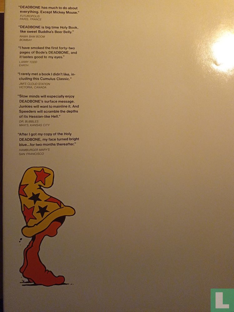 Vaughn Bode's 1975 Deadbone First Testament Cheech Wizard HC Cartoon ...