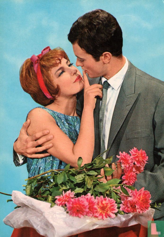 Man - vrouw - rozen