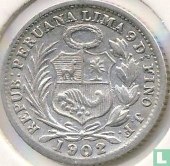 Pérou ½ dinero 1902
