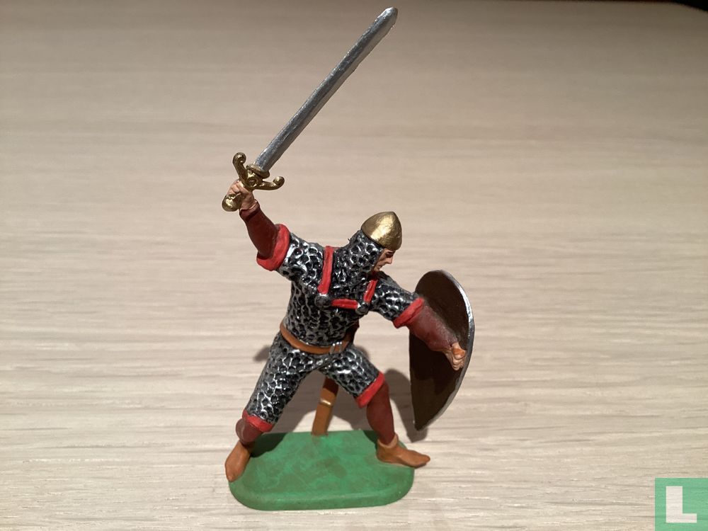 Guerrier avec épée et bouclier