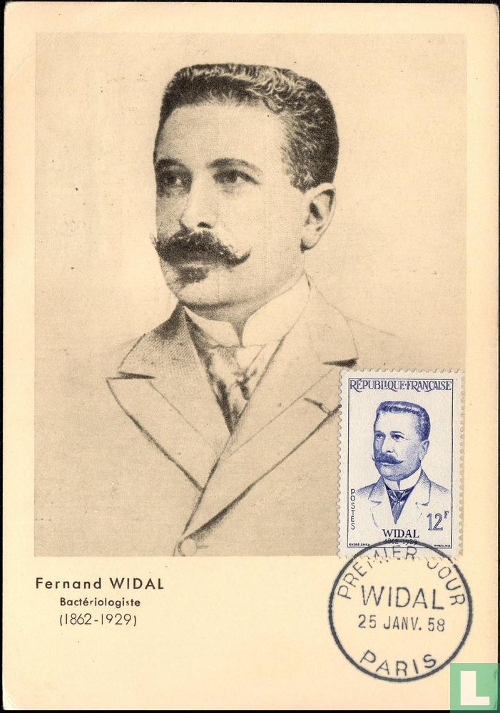 George Fernand Widal Fernand Widal (1958) - France - LastDodo