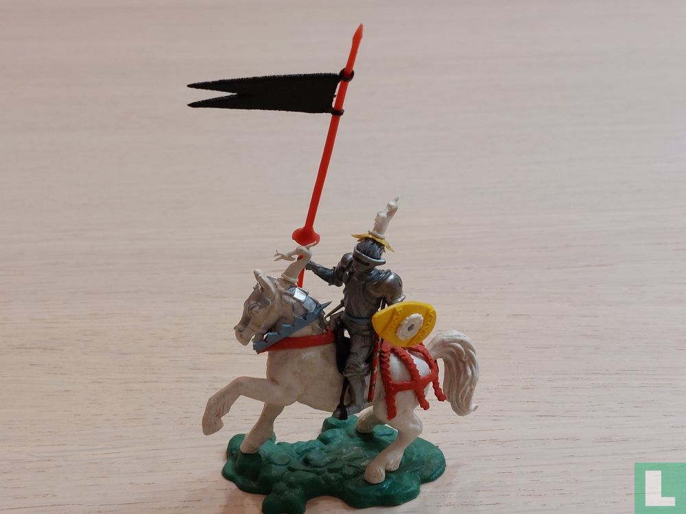 Mounted knight with standard