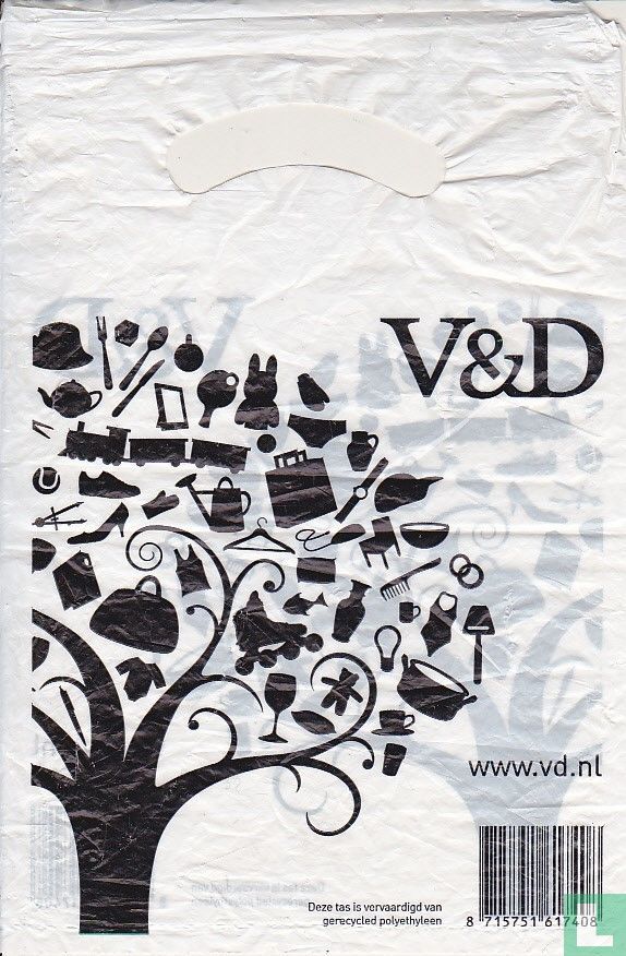 Plastic tasje V&D