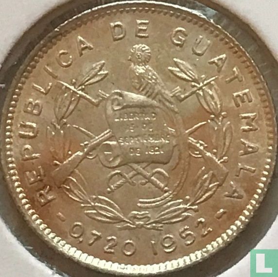 Guatemala 5 Centavo 1952