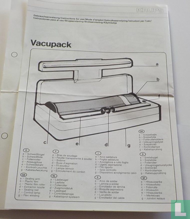 Krups Vacupack 383