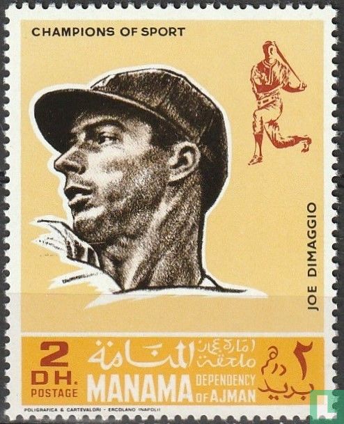 Athletes - Baseball 2 (1969) - Ajman - Manama - LastDodo