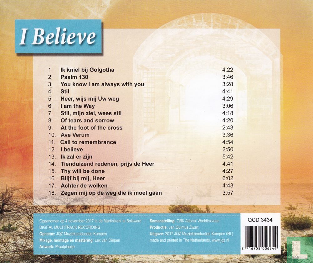 I believe
