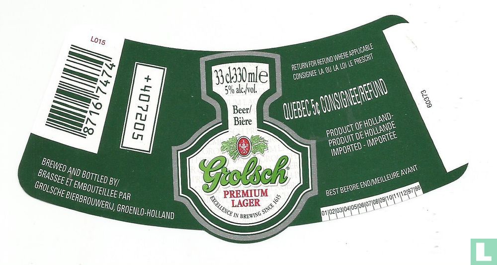 Grolsch premium lager