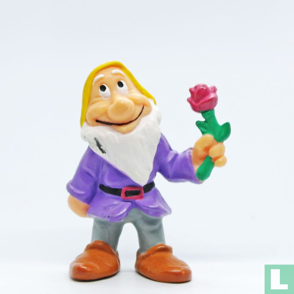 Bashful with flower
