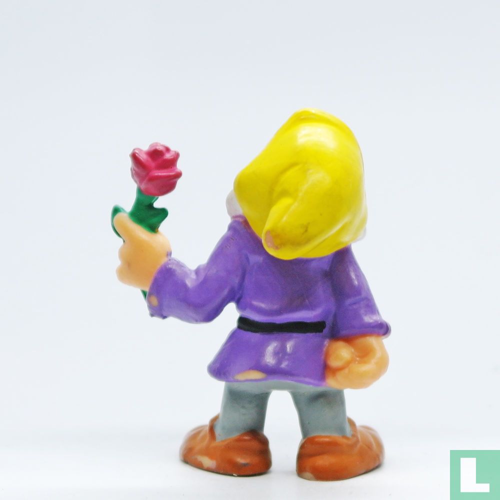 Bashful with flower