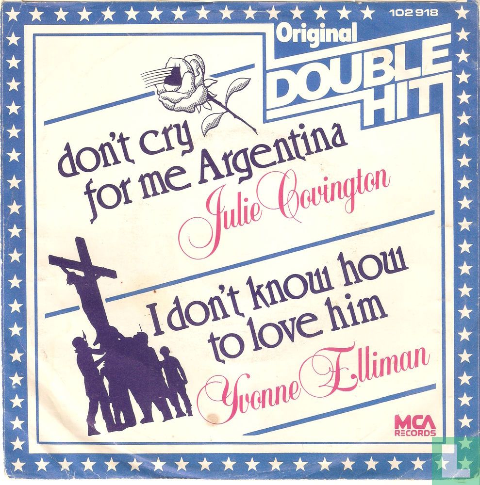 Don't Cry for Me Argentina Single 102.918 (1980) - Diverse artiesten ...
