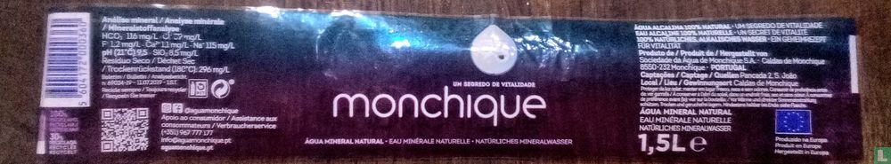 Monchique. Eau minérale