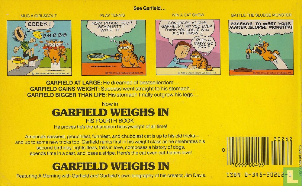 Garfield weighs in