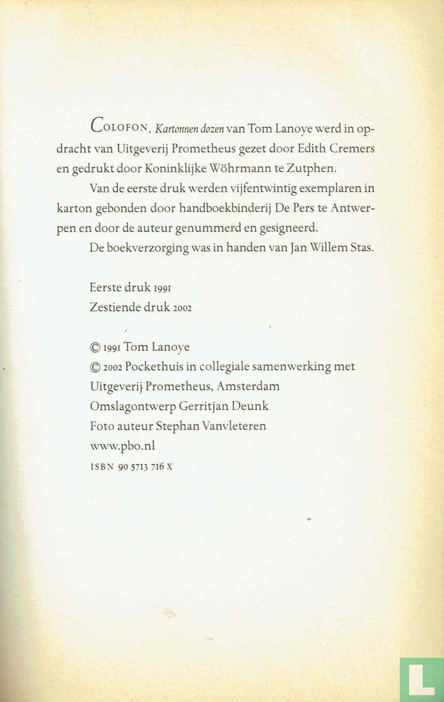 Kartonnen dozen
