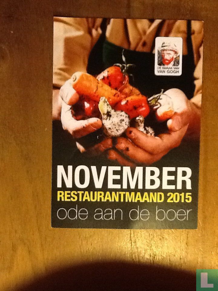 november restaurantmaand