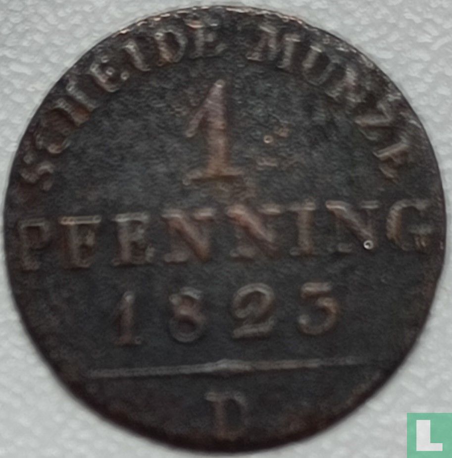Prusse 1 pfenning 1823