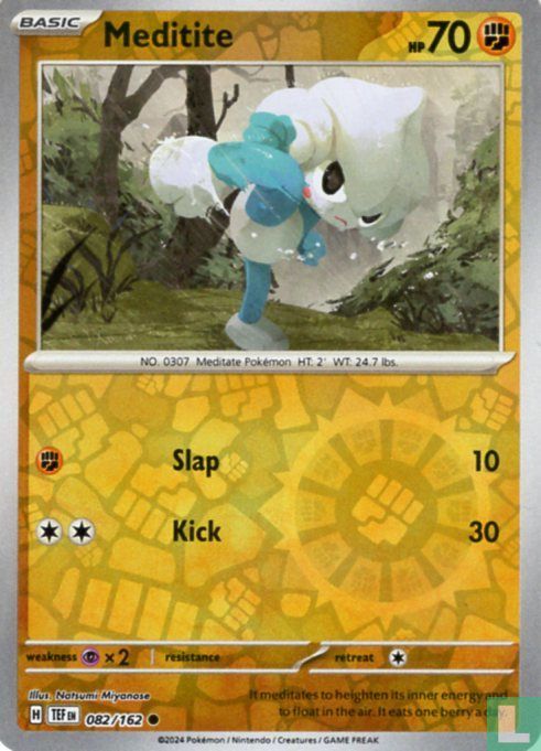 Meditie (reverse holo)